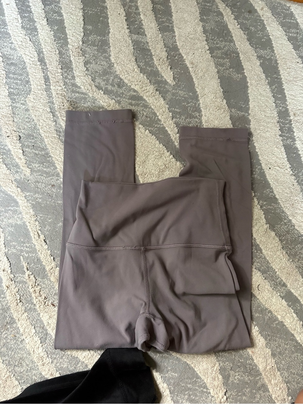 Gray high waisted lululemon leggings